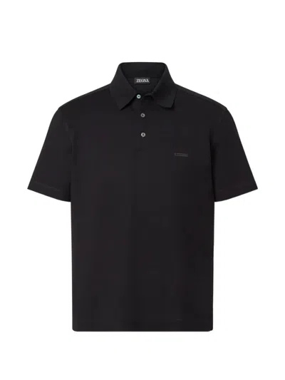 Zegna "z Lux Leisurewear" T-shirt In Black
