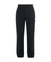 Zegna Cotton Track-pants With Elasticated Ankle Cuffs In Blue