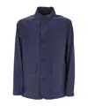 Zegna Men's Crossover Chore Jacket In Blue