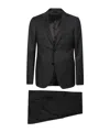 Zegna Single-breasted Tailored Suit In Black