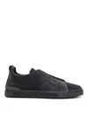 Zegna Sneakers In Dark Blue