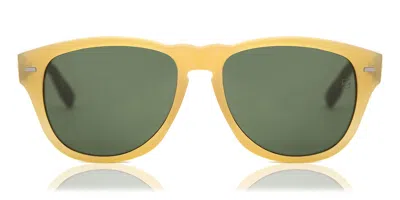 Zegna Zc0019 64n Occhiali Da Sole Gialli Per Uomo In Yellow