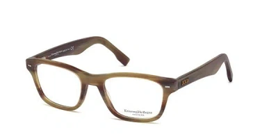 Zegna Zc5013 Men's Glasses, Brown, Size 53