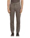 Zegna Zenga Stretch Cotton And Linen Roccia Jeans In Gray