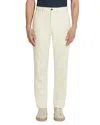 Zegna Zenga Stretch Cotton And Linen Roccia Jeans In Neutral