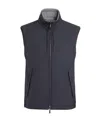 Zegna Zephyr Reversible Gilet In Black