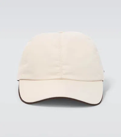 Zegna Zephyr Technical Baseball Cap In White