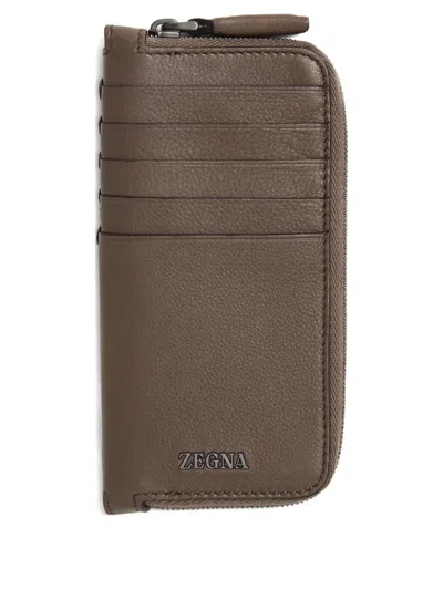ZEGNA ZIP-AROUND WALLET