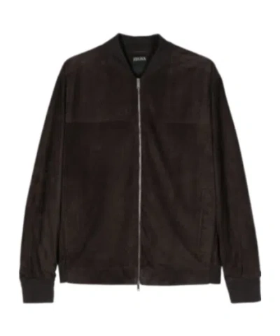 ZEGNA ZIPPERED CASUAL JACKET
