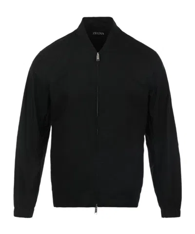 ZEGNA ZIPPERED CASUAL JACKET