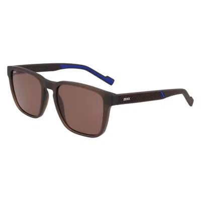 Zeiss Injected Men's Sunglasses In Brown