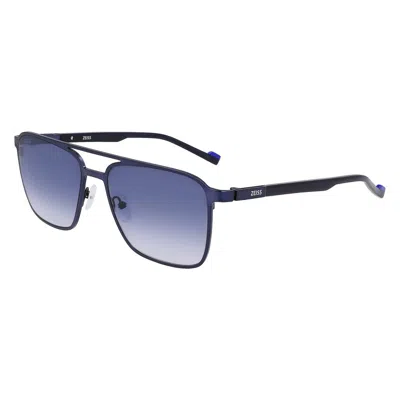 Zeiss Metal Men's Sunglasses In Blue