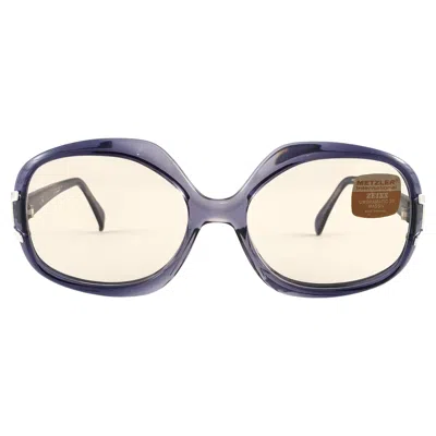 Pre-owned Zeiss New Vintage Metzler 878 Translucent Purple Sunglasses Made In Germany 1980's