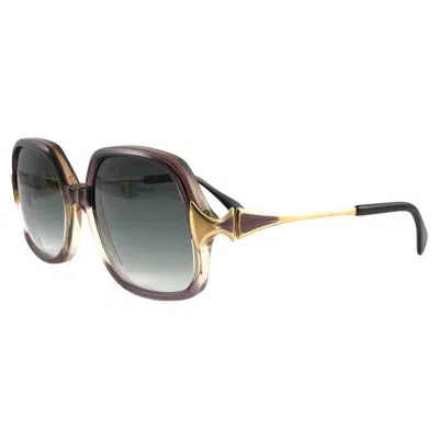 Pre-owned Zeiss New Vintage Metzler Translucent & Enamel Details Sunglasses West Germany 80's In Gray