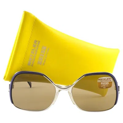 Pre-owned Zeiss New Vintage Metzler  870 Umbramatic 65 Sunglasses West Germany 80's In Yellow