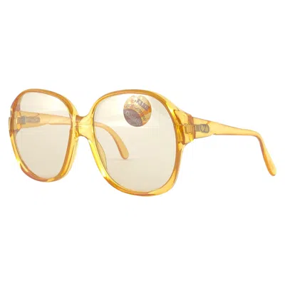 Pre-owned Zeiss New Vintage  8068 Translucent Amber Made W. Germany 1970 Sunglasses In Brown