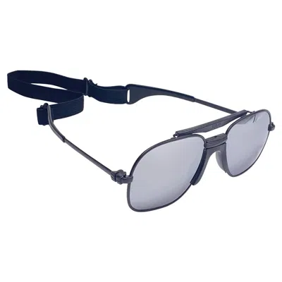 Pre-owned Zeiss New Vintage  Black Matte Frame Mirror Lenses West Germany 1970 Sunglasses