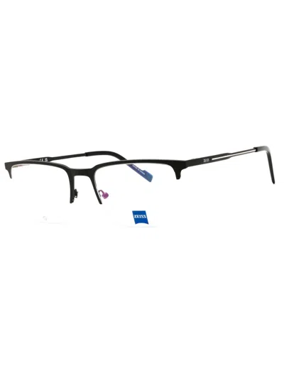 Zeiss Premium Rectangular Men's Eyeglasses - Model Zs23125 In Black