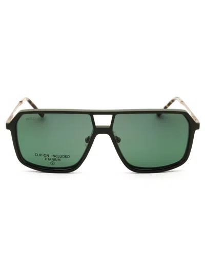Zeiss Premium Titanium Rectangular Eyeglasses For Men In Multi