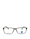 Zeiss Rectangle-frame Glasses In Brown
