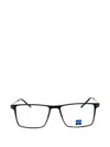 Zeiss Rectangle-frame Glasses In Black