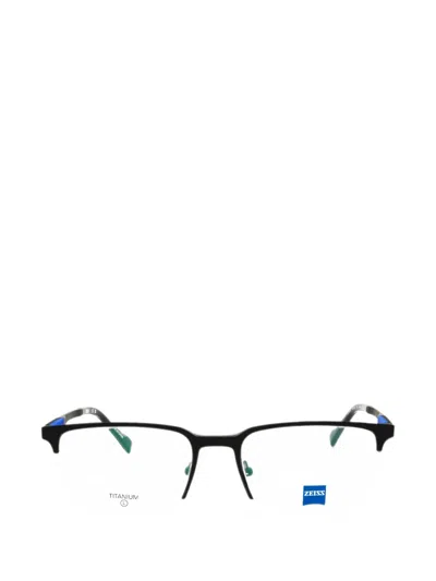 Zeiss Rectangle-frame Glasses In Black