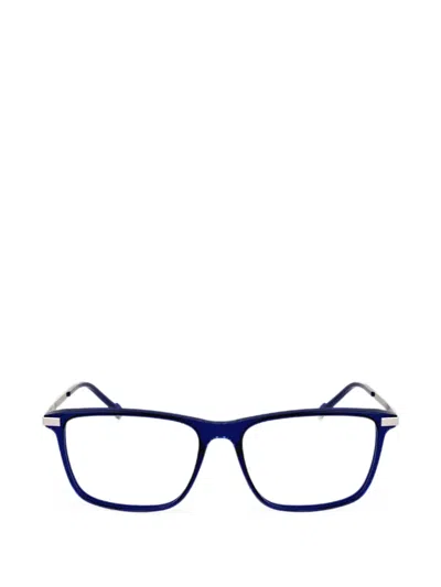 Zeiss Rectangle-frame Glasses In Blue