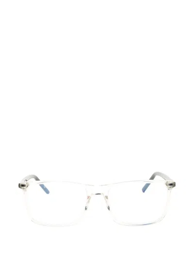 Zeiss Rectangle-frame Glasses In Gray