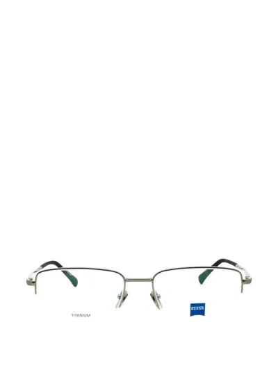 Zeiss Rectangle-frame Glasses In Gray