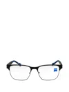 Zeiss Rectangle-frame Glasses In Red