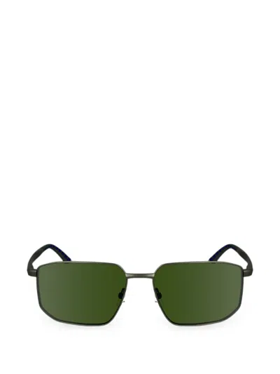 Zeiss Rectangle-frame Sunglasses In Green