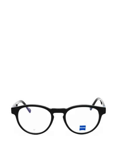 Zeiss Round-frame Glasses In Black