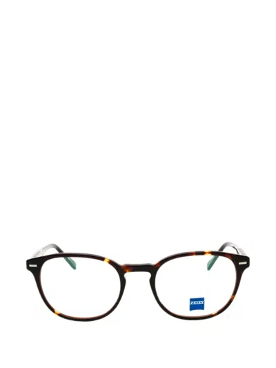 Zeiss Round-frame Glasses In Brown