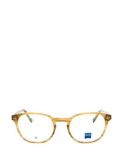 Zeiss Round-frame Glasses In Transparent