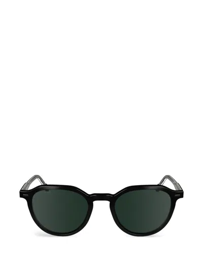 Zeiss Round-frame Sunglasses In Black