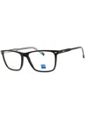 Zeiss Stylish Rectangular Eyeglasses For Men In Black