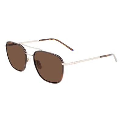 Zeiss Titanium Men's Sunglasses In Brown