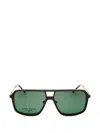 Zeiss Titanium Rectangle-frame Glasses In 골드 톤