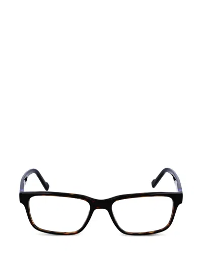 Zeiss Tortoiseshell-effect Rectangle-frame Glasses In Brown