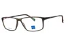 Zeiss Zs20001 Rectangular Titanium Eyeglasses In Gray