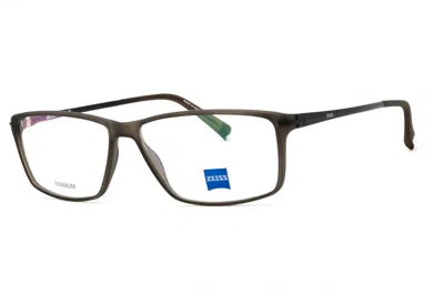 Zeiss Zs20001 Rectangular Titanium Eyeglasses In Gray