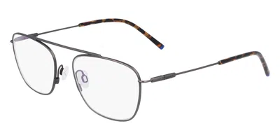 Zeiss Zs22100 070 Men's Glasses Gunmetal Size 54 - Free Lenses - Blue Light Block Available In Black