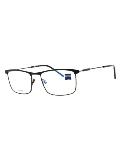 Zeiss Zs2212 Eyeglasses In Matte Black/clear Demo Lens