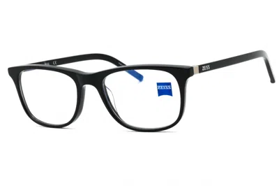 Zeiss Zs22503 Rectangular Acetate Eyeglasses In Black