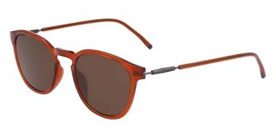 Zeiss Zs22514s 211 Men's Sunglasses Brown Size 51