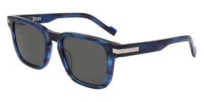Zeiss Zs22519s 462 Men's Sunglasses Blue Size 52