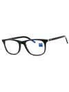 Zeiss Zs2253 Rectangular Men's Eyeglasses In Black