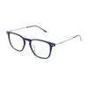 Zeiss Zs22701 Rectangular Frame Sunglasses In Blue