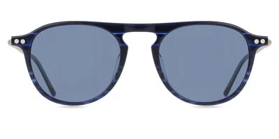 Zeiss Zs22702s 462 Men's Sunglasses Blue Size 51
