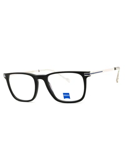 Zeiss Zs2278 Rectangular Eyeglasses For Men - Sleek Comfort Design In Black